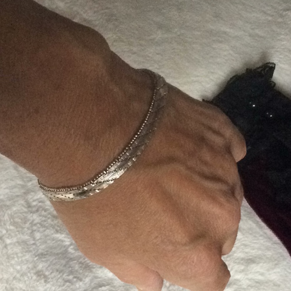 Sterling Silver Riccio Bracelet Vintage 7.5”